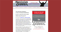 Desktop Screenshot of narcissismepidemic.com